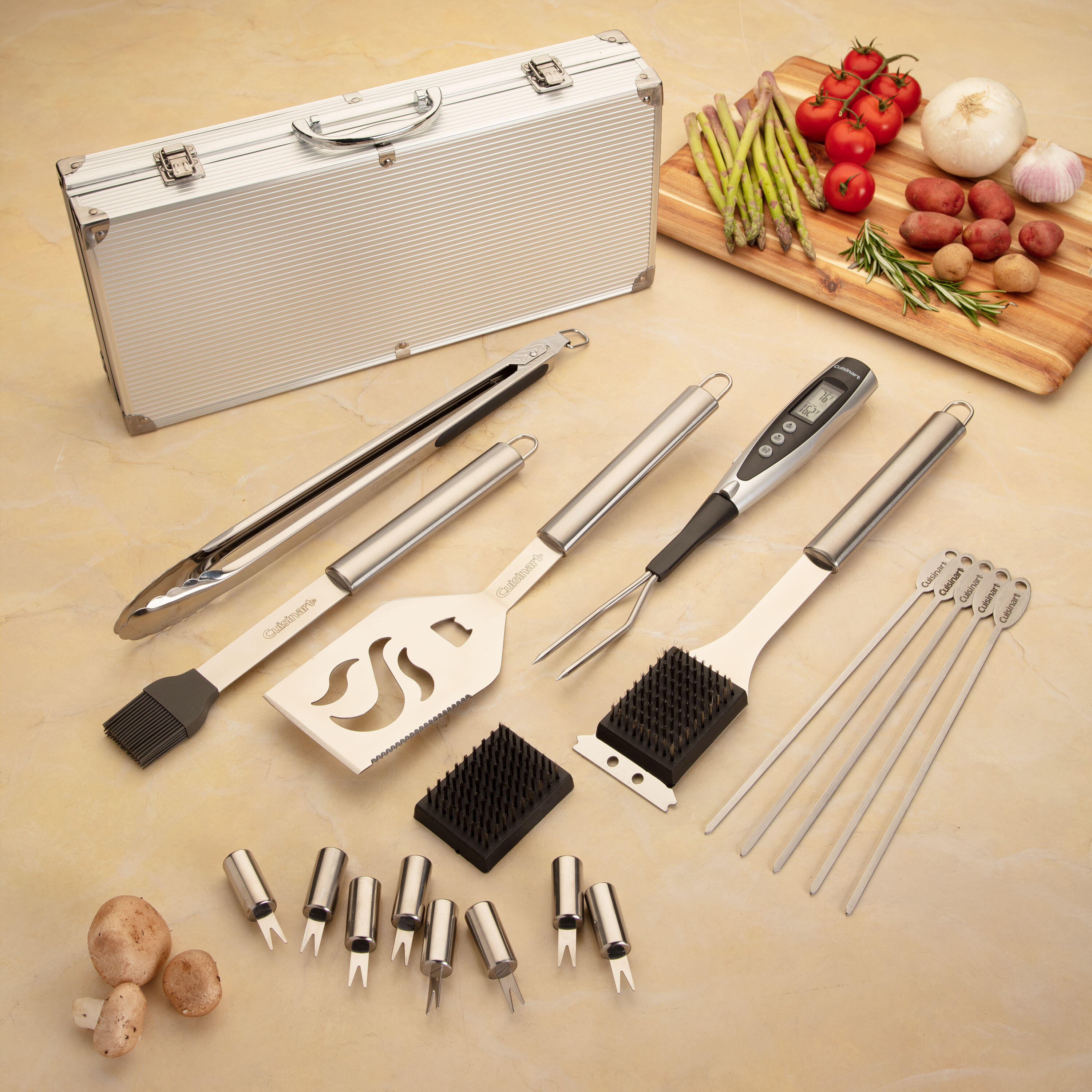 Deluxe Grill Set (20-Piece) | Cuisinart Grilling Tools and Sets